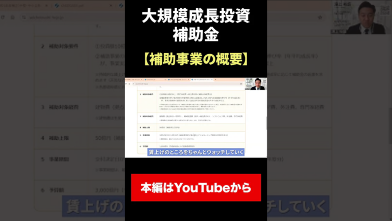 【工場新設に補助金】中堅・中小企業向け大規模成長投資補助金ガイド